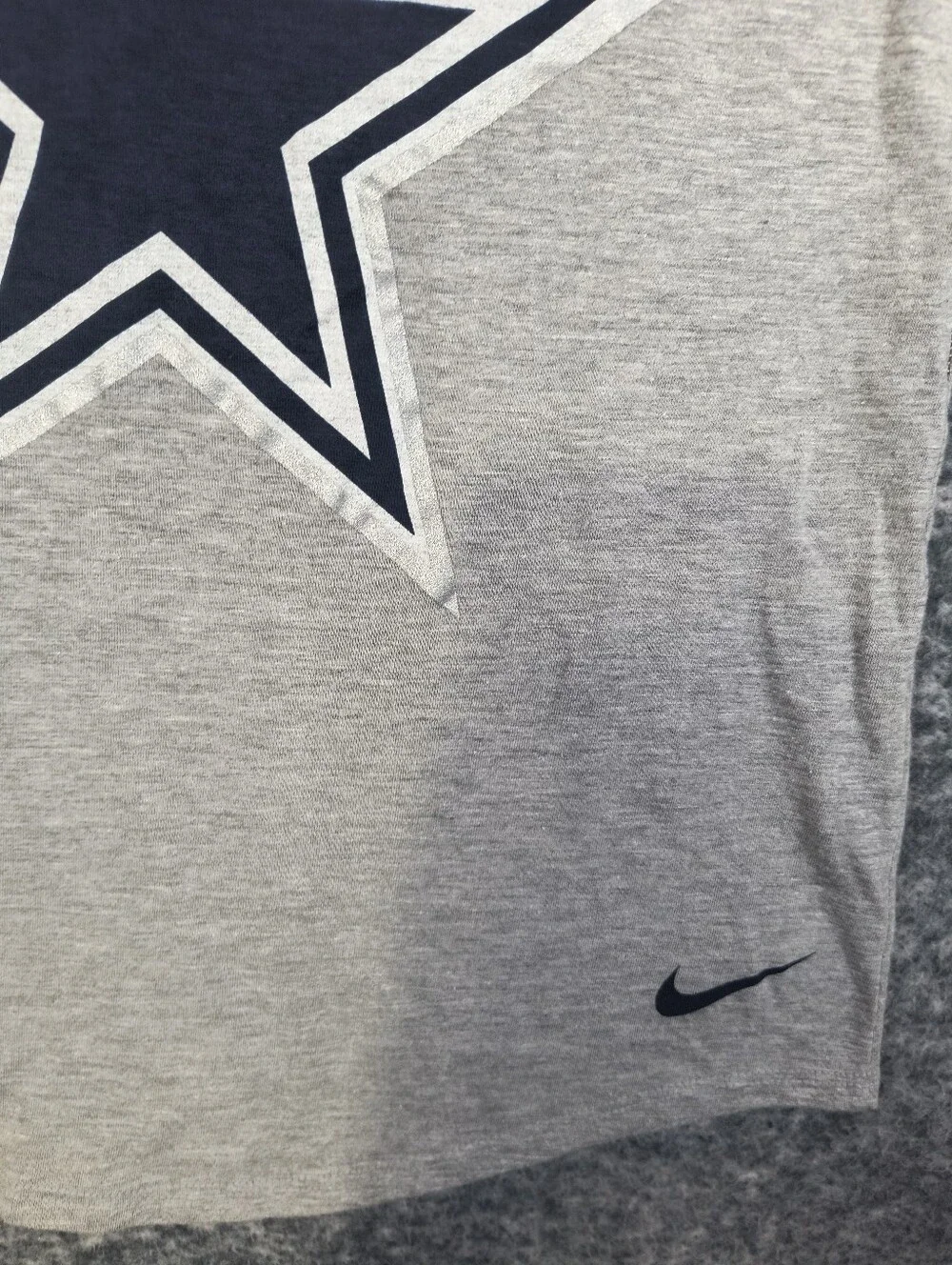 Nike Dallas Cowboys tank top, gray, women's small